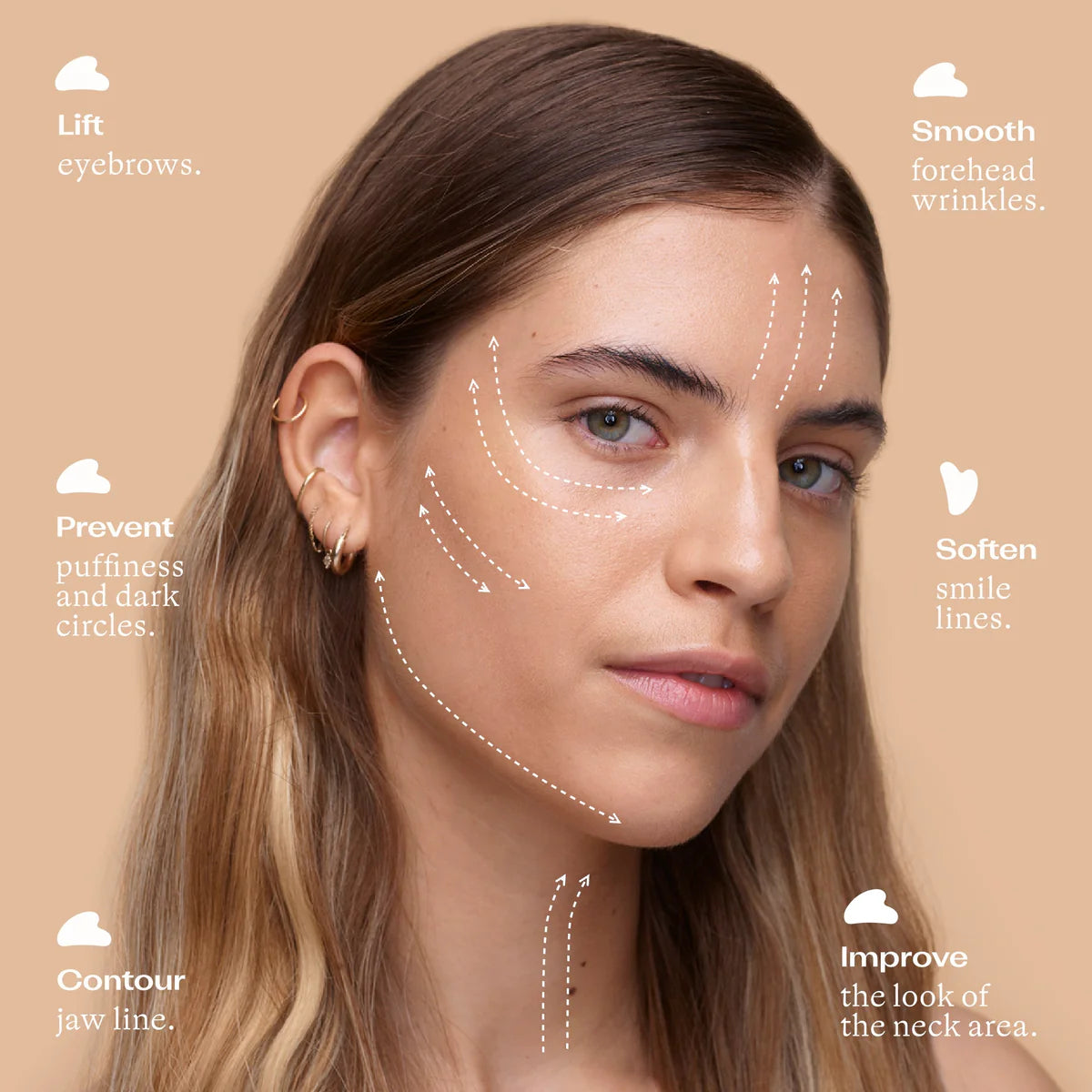 Natural Jade Gua Sha Facial Massage Tool