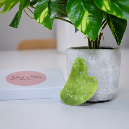 Natural Jade Gua Sha Facial Massage Tool